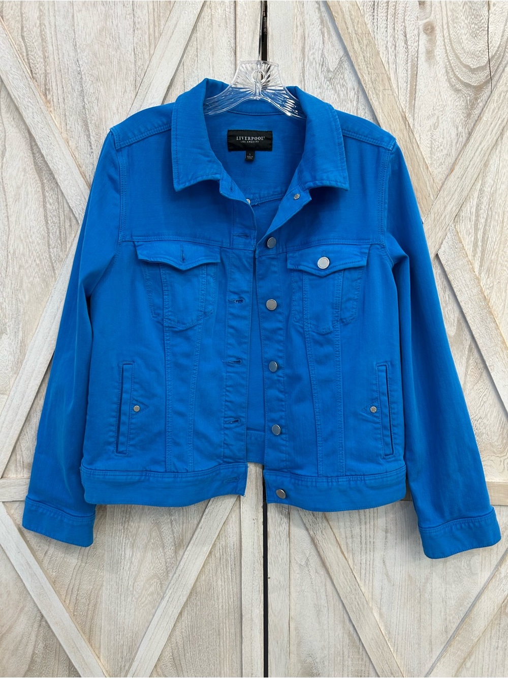 Liverpool Electric Blue Denim Jacket